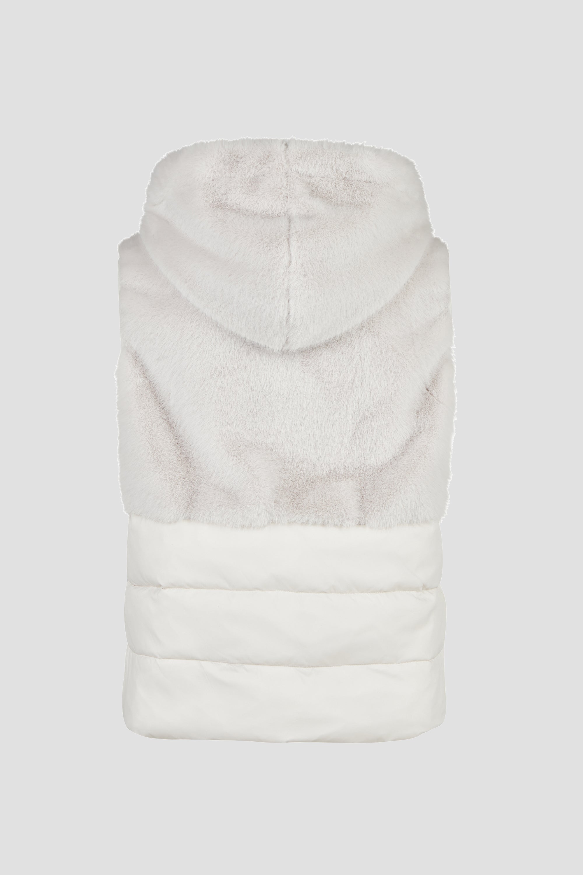 Barbara Lebek Gilet 15007062 – Silver – back