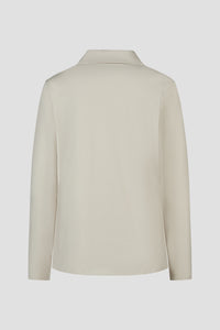 Barbara Lebek Jersey Blouse 15281062 – STONE – back