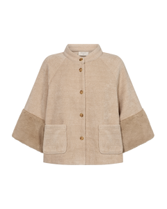 Freequent Gabby Jacket with Faux Fur Cuffs