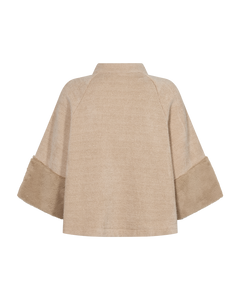 Freequent Gabby Jacket with Faux Fur Cuffs