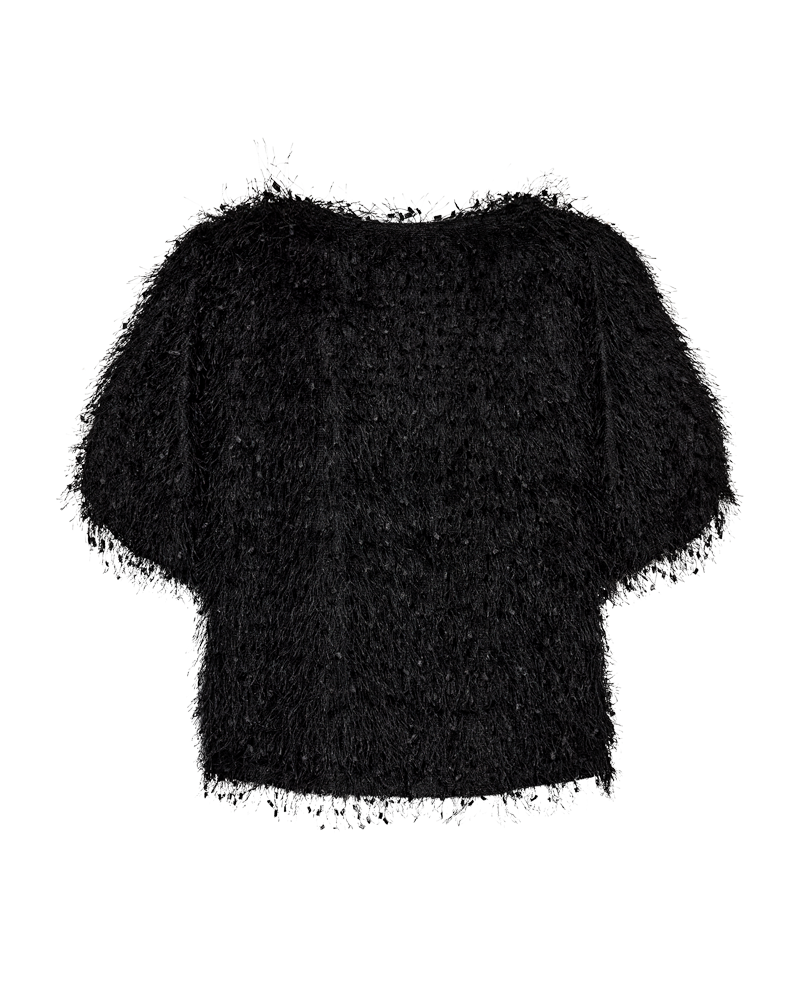 Freequent Flonella Textured Balloon Sleeve Blouse