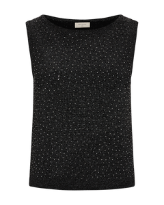 Freequent Viska Metallic Rhinestone Top