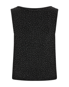 Freequent Viska Metallic Rhinestone Top
