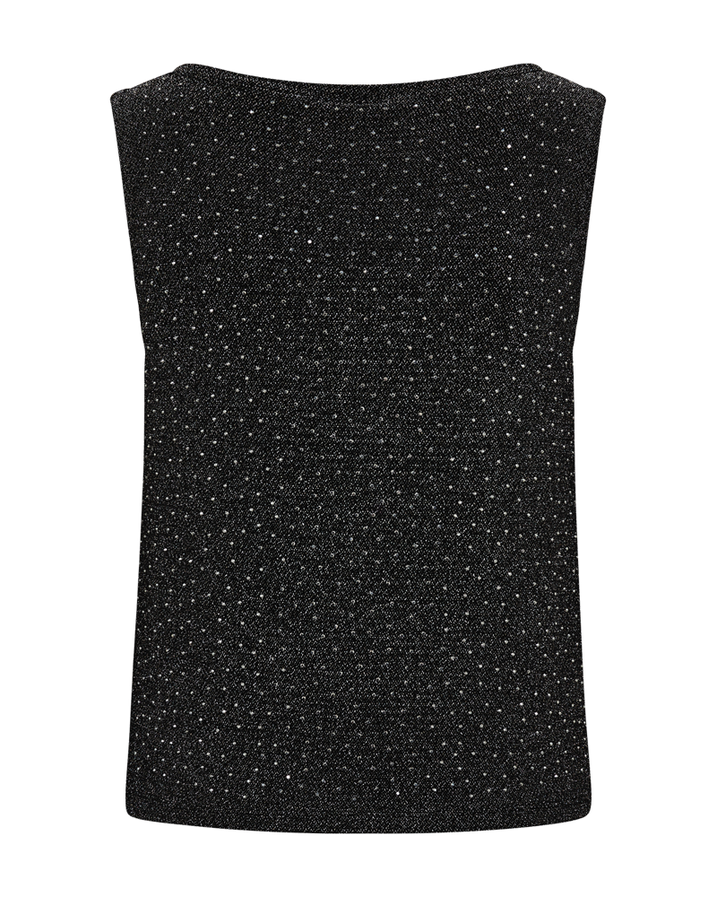 Freequent Viska Metallic Rhinestone Top