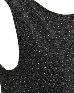 Freequent Viska Metallic Rhinestone Top