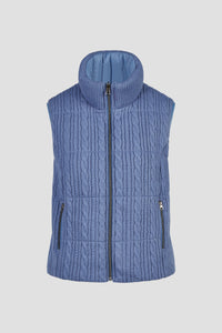 Barbara Lebek Reversible Gilet 15824062 – LIGHT DENIM – front