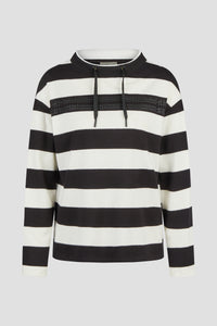 Barbara Lebek Sweatshirt 16027062 – BLACK/VANILLA – front