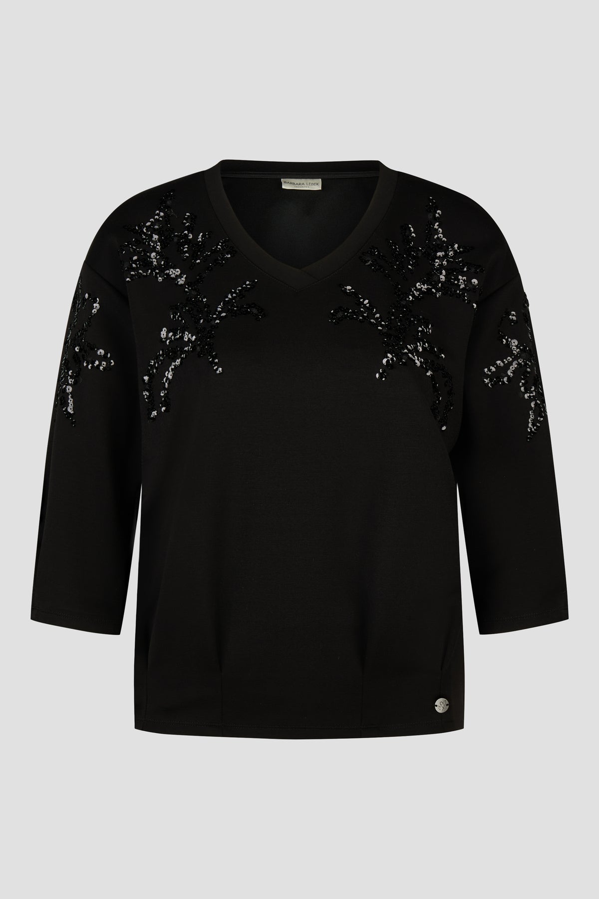 Barbara Lebek Sweatshirt 16123062 – Black – front