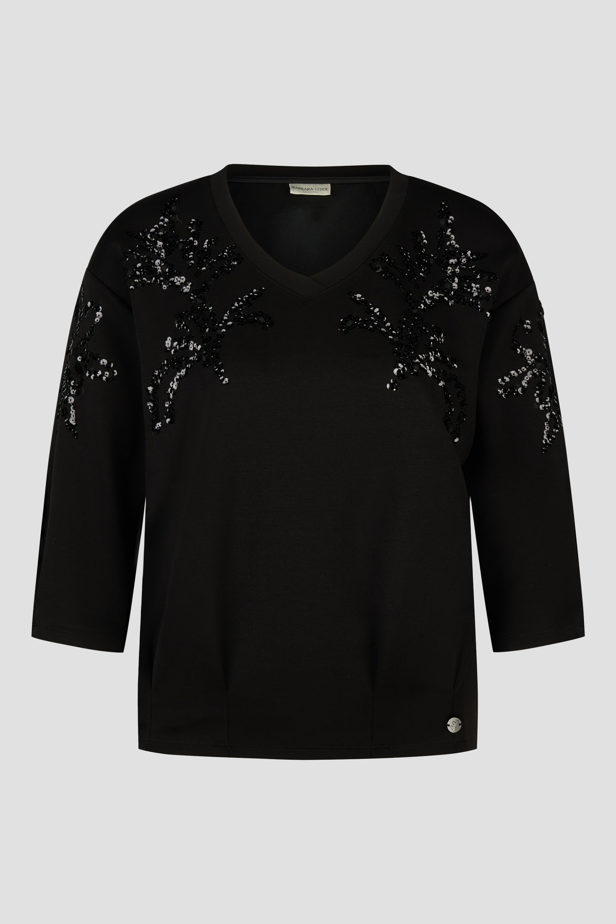 Barbara Lebek Sweatshirt 16123062 – Black – front