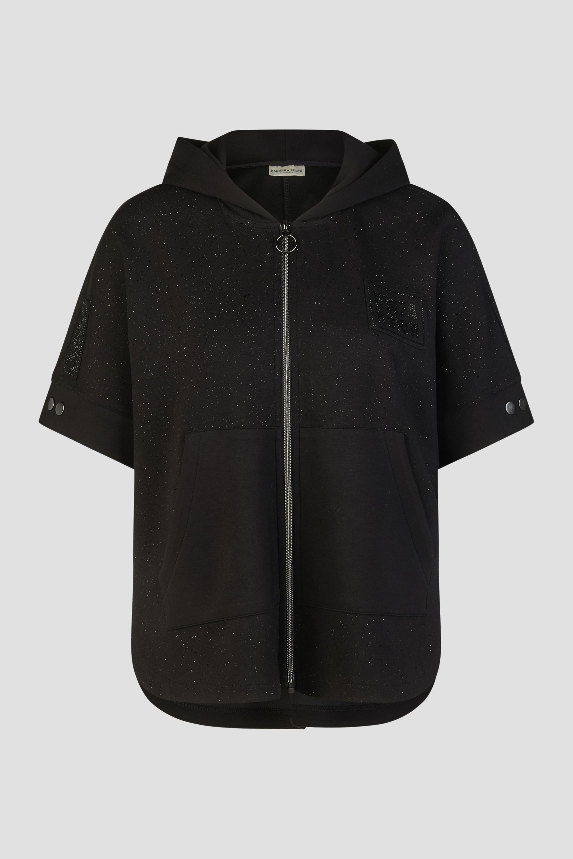 Barbara Lebek Poncho 16277062 – Black – front