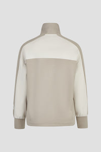 Barbara Lebek Sweat Jacket 16292062 – TAUPE – back