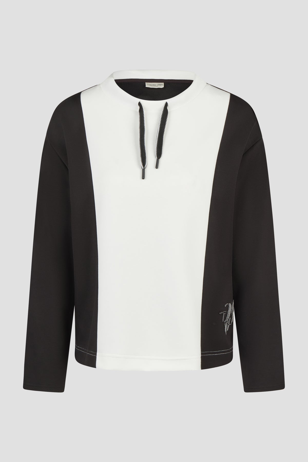 Barbara Lebek Sweatshirt 16337062 – BLACK/WHITE – front