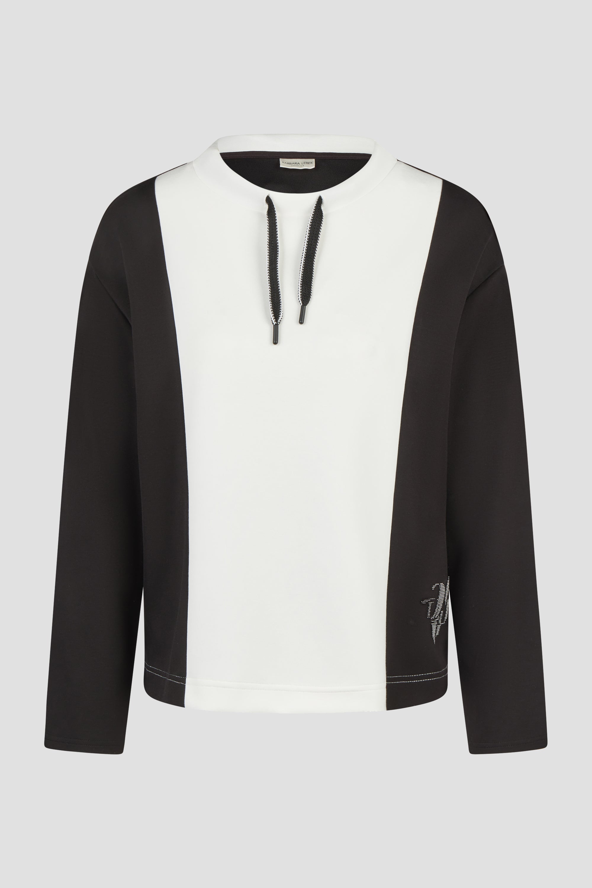 Barbara Lebek Sweatshirt 16337062 – BLACK/WHITE – front