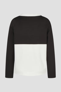 Barbara Lebek Sweatshirt 16337062 – BLACK/WHITE – back