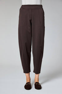 Deck Barrel Leg Trousers 2511 – CHOCOLATE – view 1