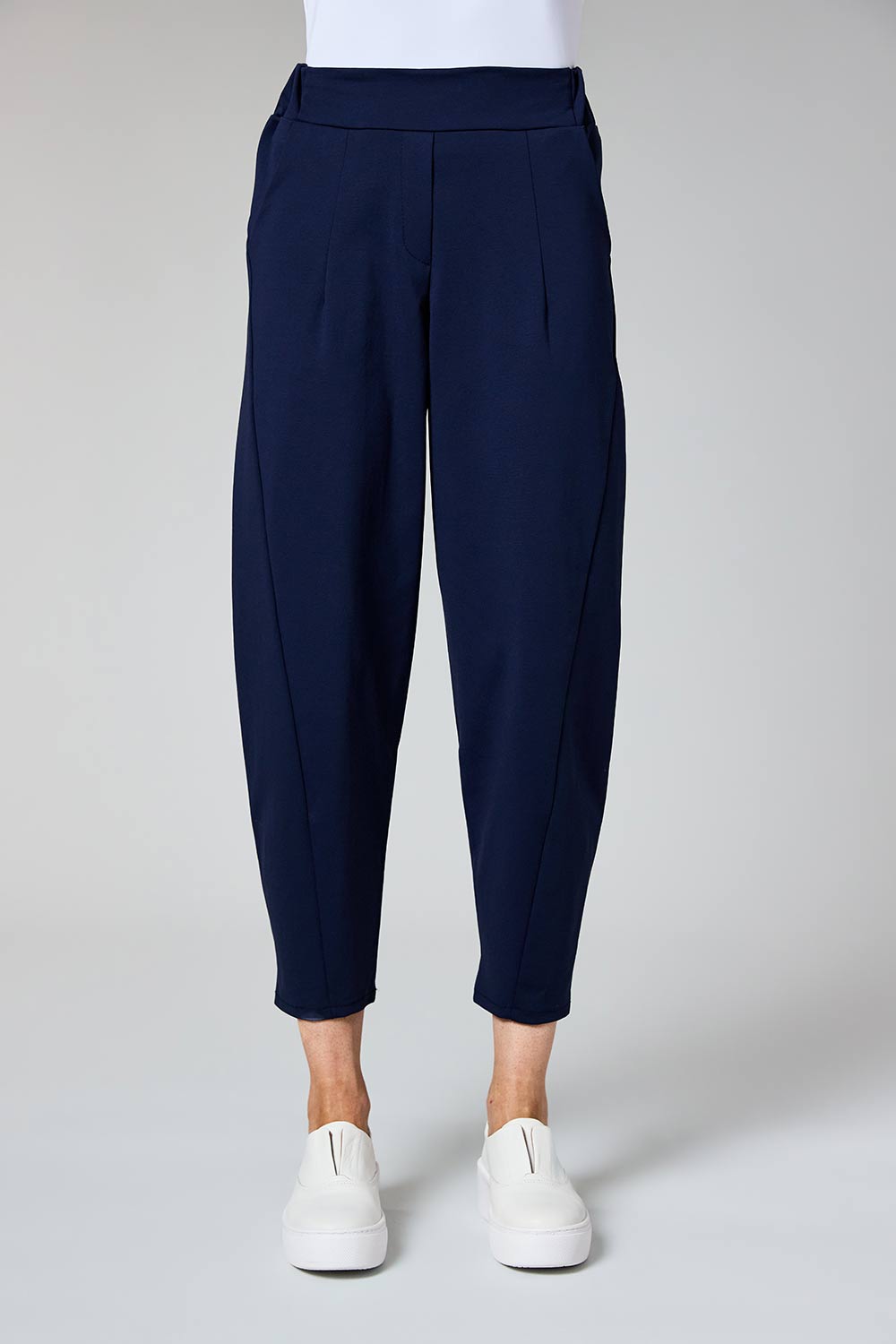 Deck Barrel Leg Trousers 2511 – Navy – view 1
