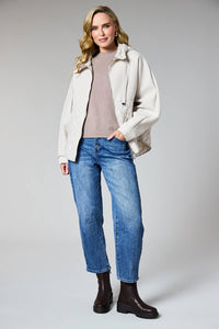 Deck Batwing Outerwear Jacket 3018 – Beige – view 1