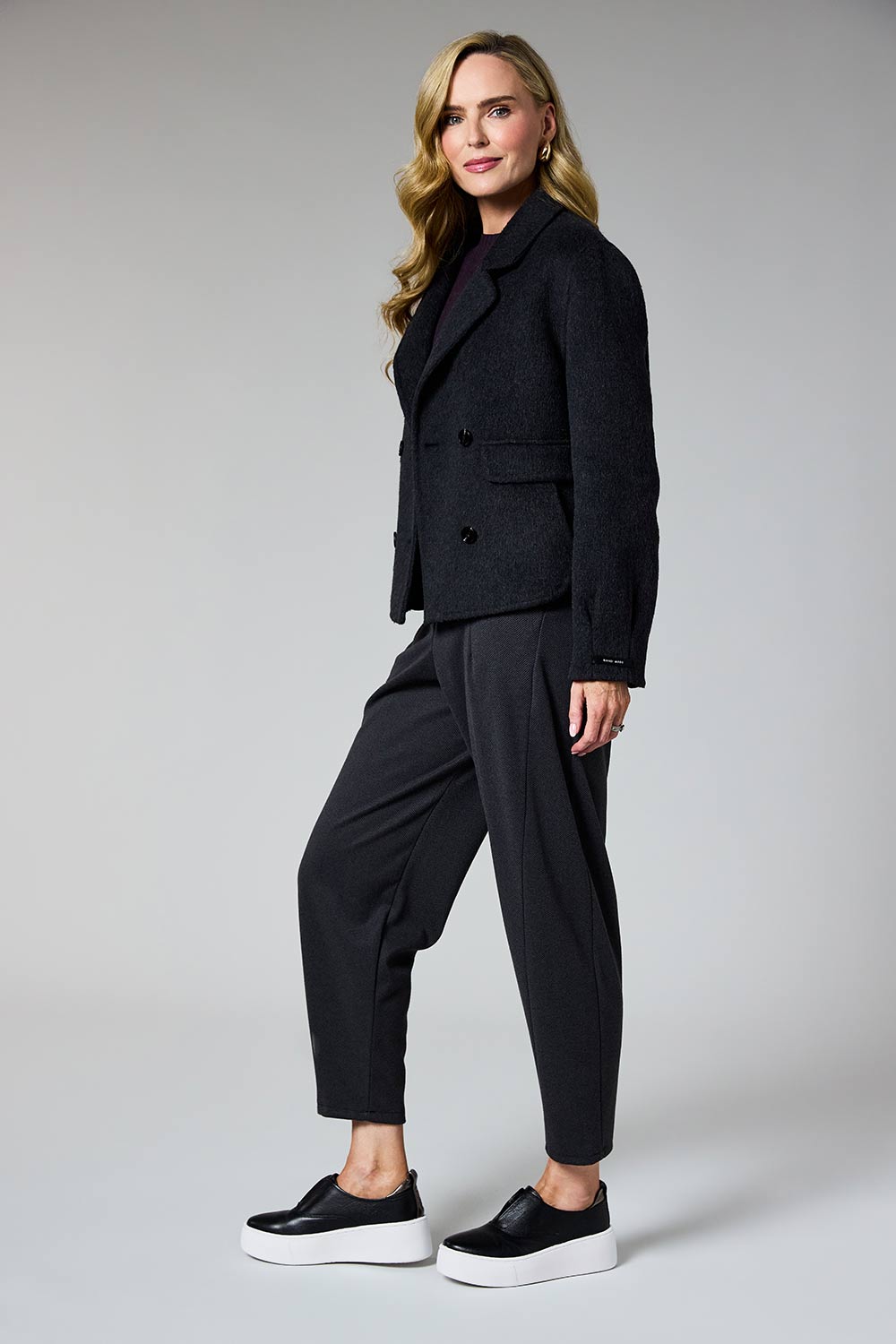 Deck Double Breasted Jacket 7651 – DARK GREY – view 1