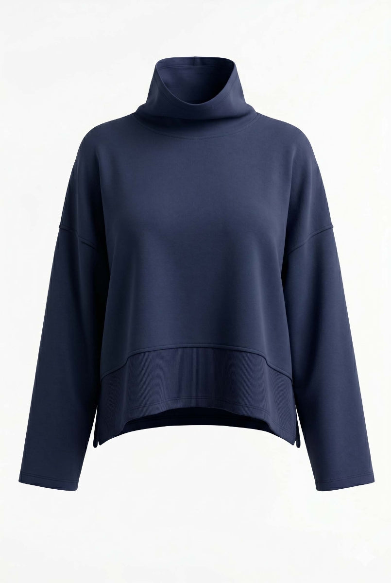 Alice Collins Helmi Sweatshirt 037A269 in Navy, front photo