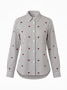 Alice Collins Avril Shirt 037A260 in Navy, front photo