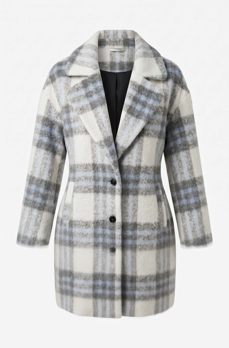 Alice Collins Tiana Pea Coat 037A292 in ICE BLUE, front photo