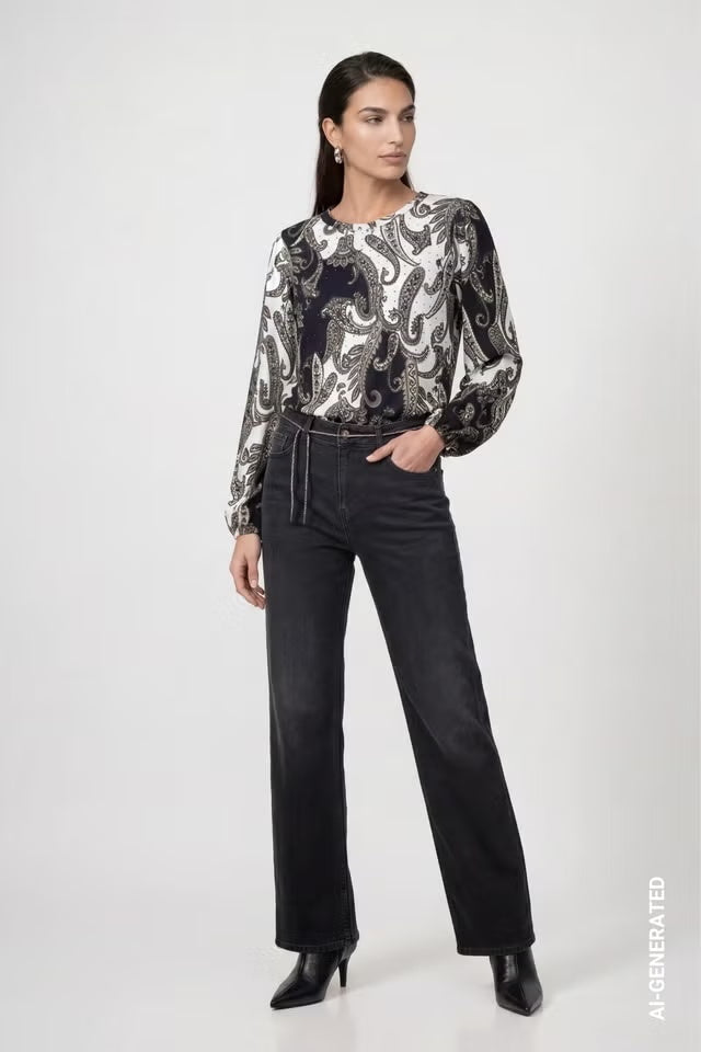 Monari Paisley Print Sweatshirt 809795
