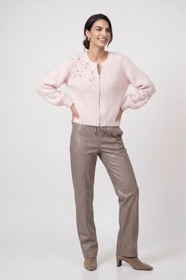 Monari Embellished Zip Cardigan 809914
