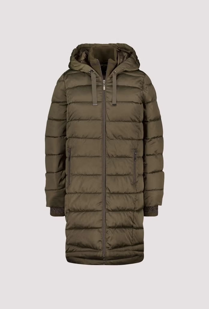 Monari Quilted Coat with Lurex 810011
