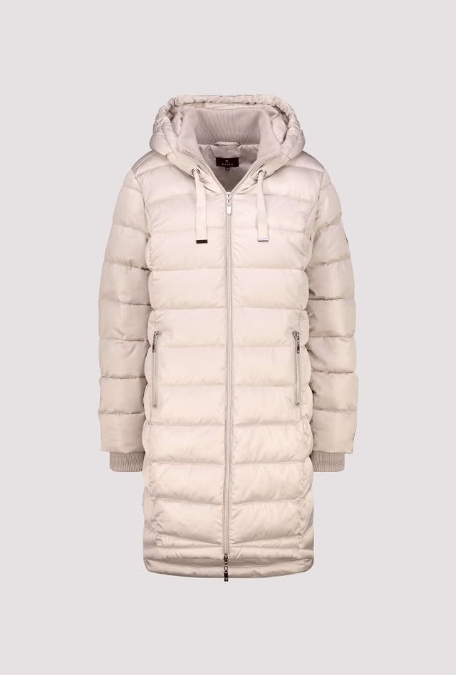 Monari Quilted Coat with Lurex 810011