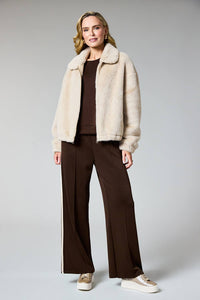 Deck Faux Fur Jacket 9872 – Beige – view 1