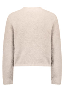 Betty Barclay round-neck button cardigan in taupe, 5496/2034, photo 2