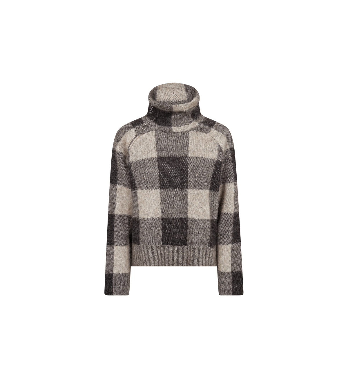 Mos Mosh Maija Black & Beige Check Knit 182950