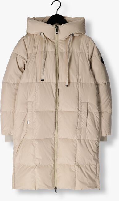 Mos Mosh Nova Square Down Coat 139560 — Beige front view