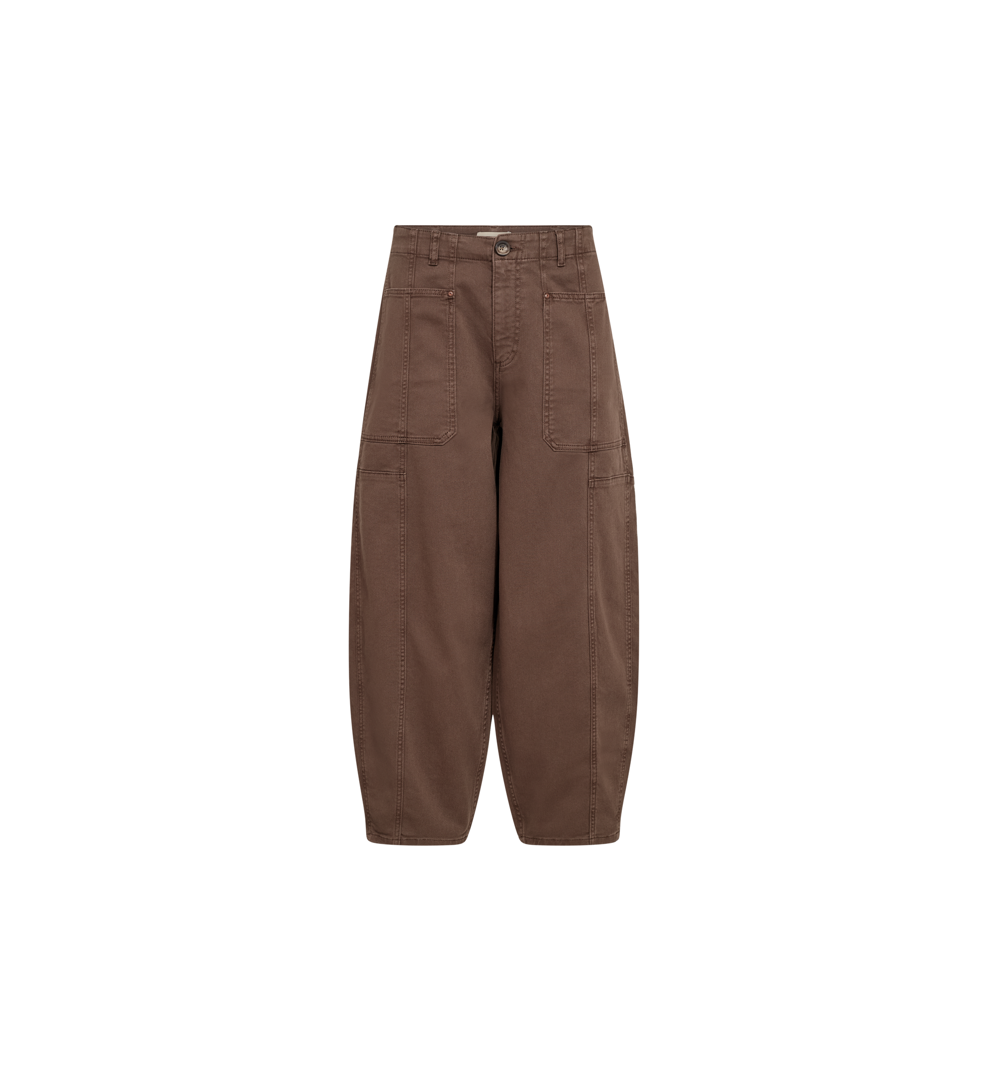 Mos Mosh Rosy Via Trousers 181290 — Brown