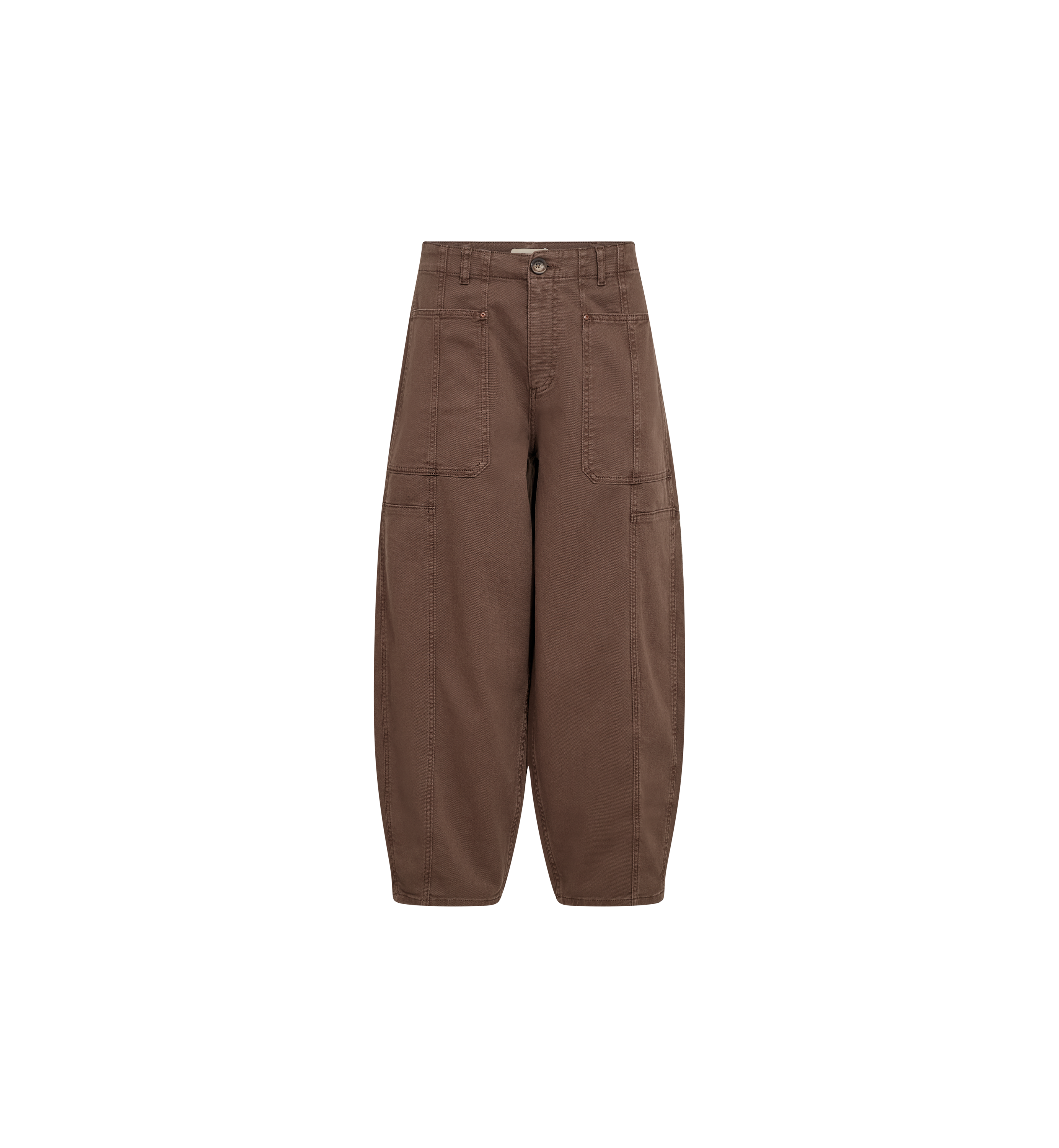 Mos Mosh Rosy Via Trousers 181290 — Brown