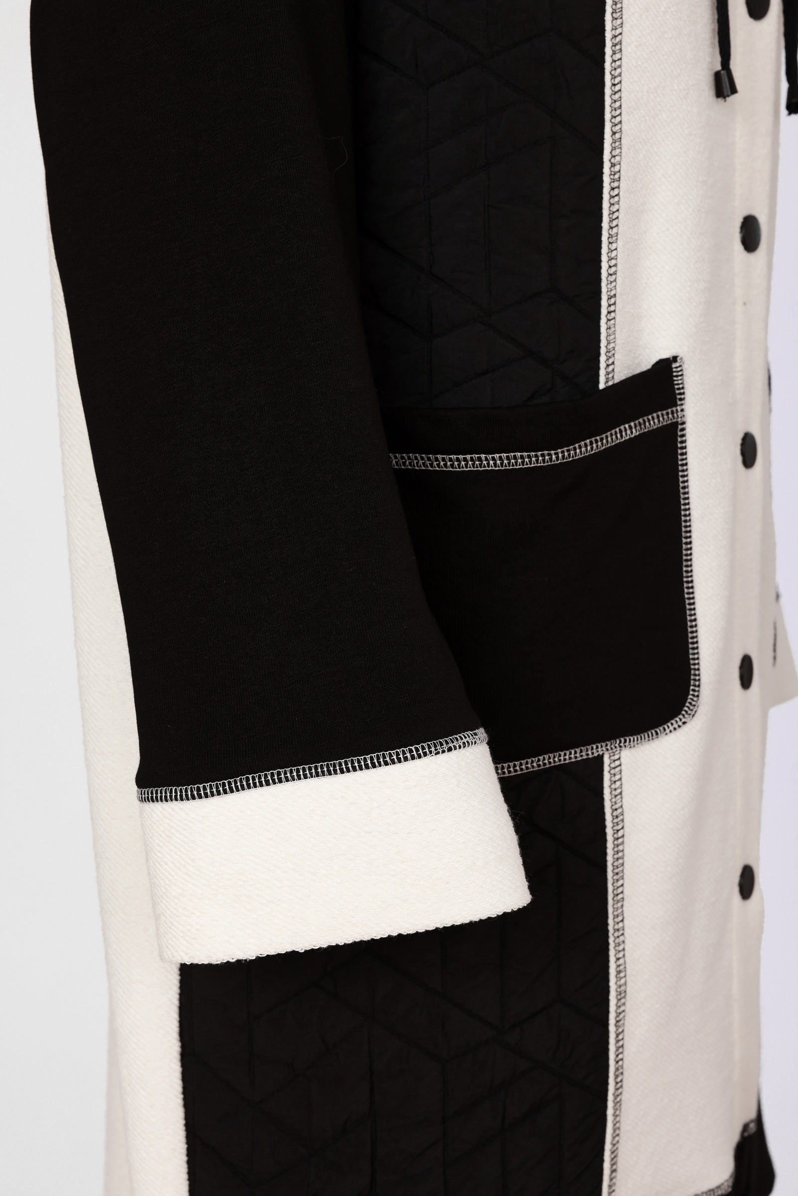 Naya Two Tone Hooded Coat – NAW26151