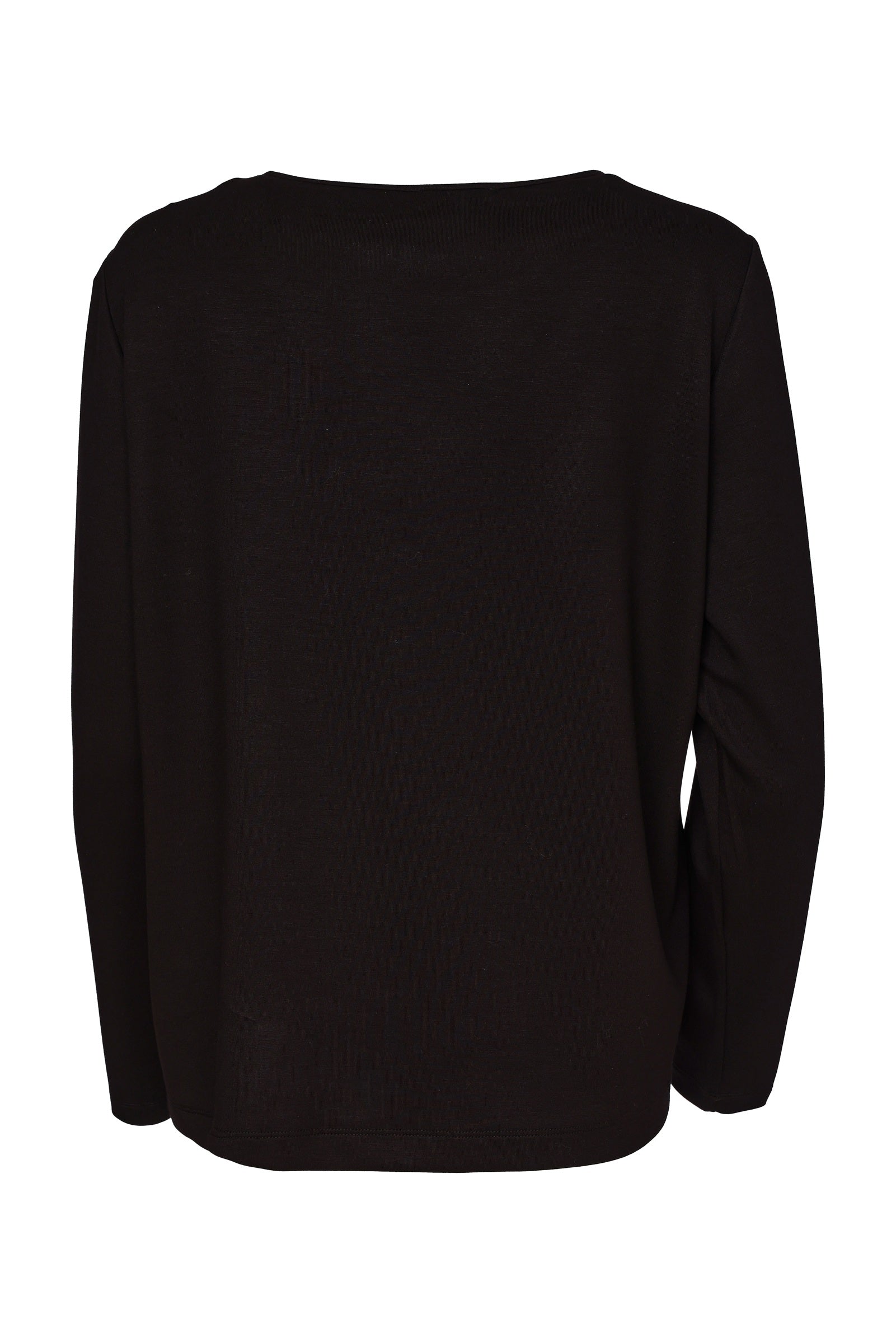Naya Round Neck Top With Colour Inset Bands