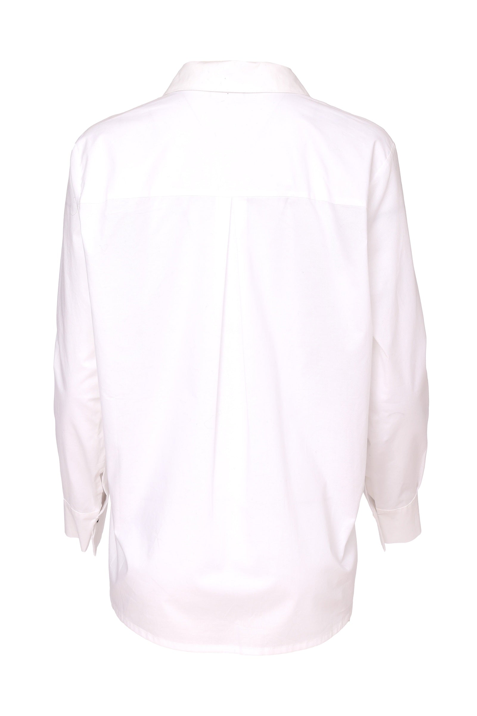 Naya Specked Placement Print Shirt With Gathered Colour Trim