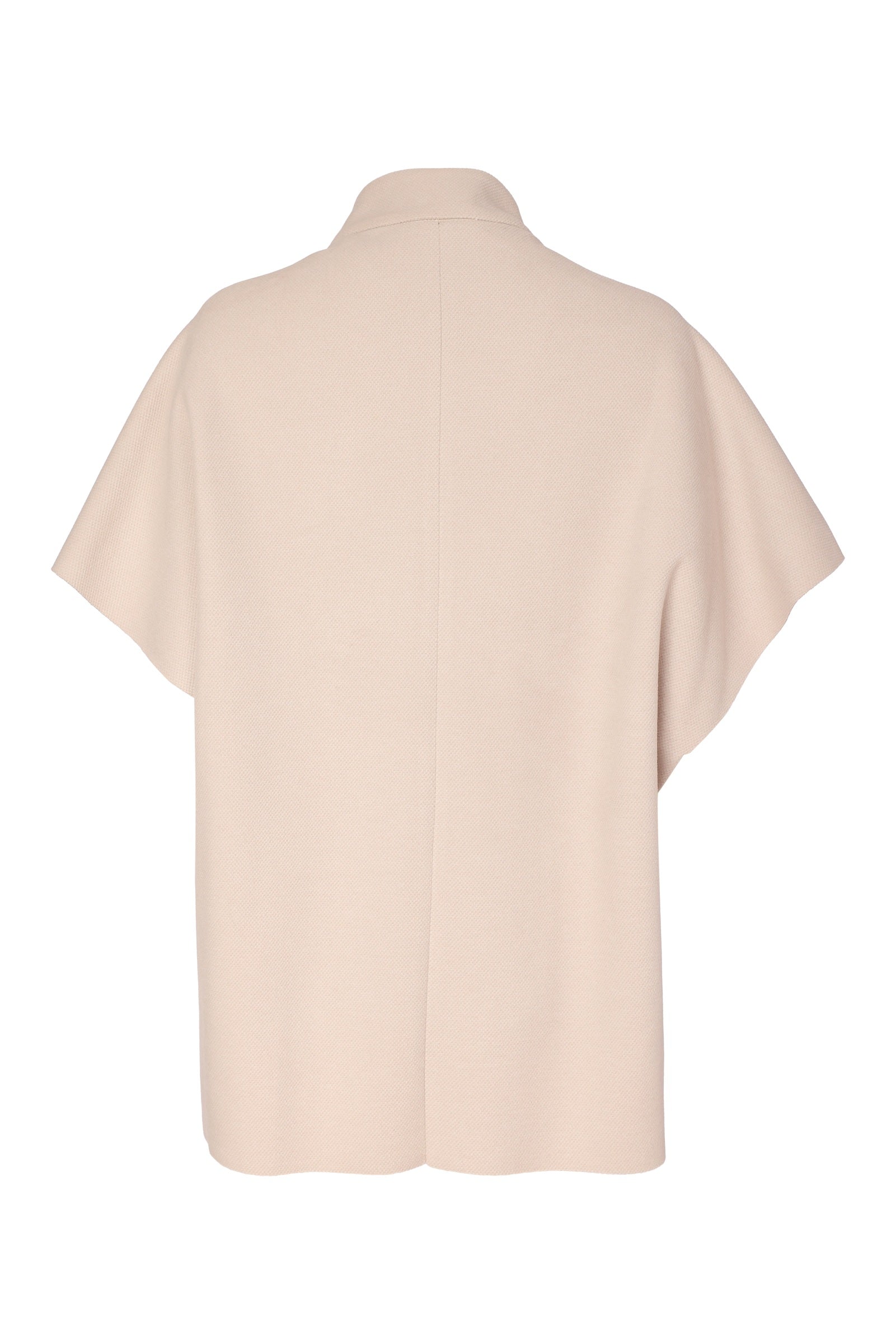 Naya High Neck Button Through Jacket With Pocket Flap