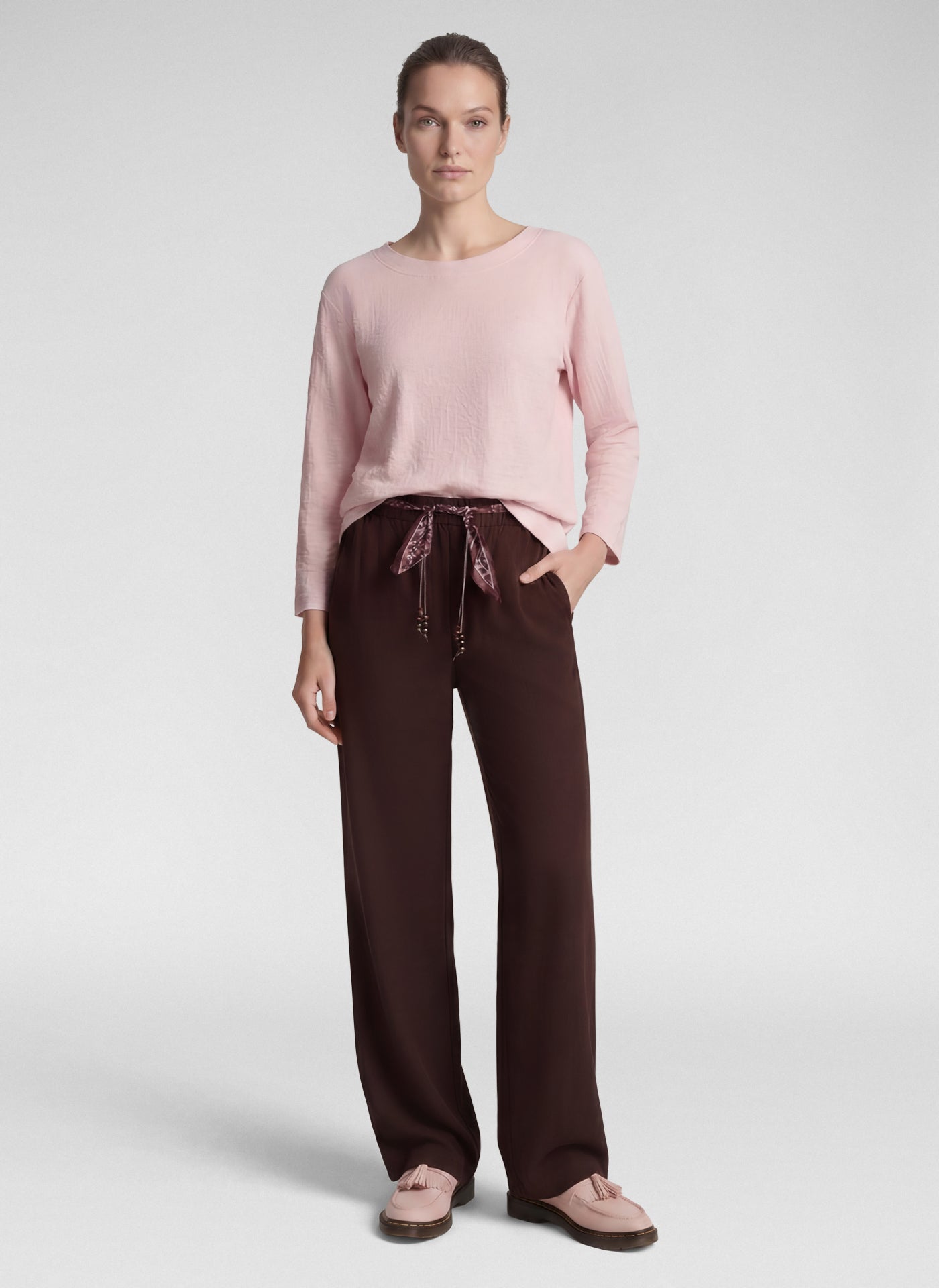 Rabe Plain Jersey Top - Blush - 111319