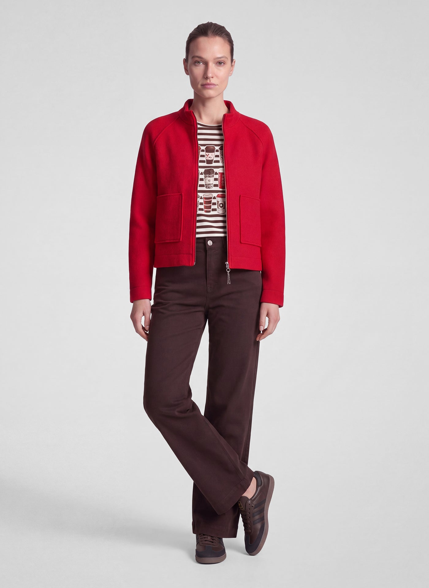 Rabe Zip Jacket - Red - 122225