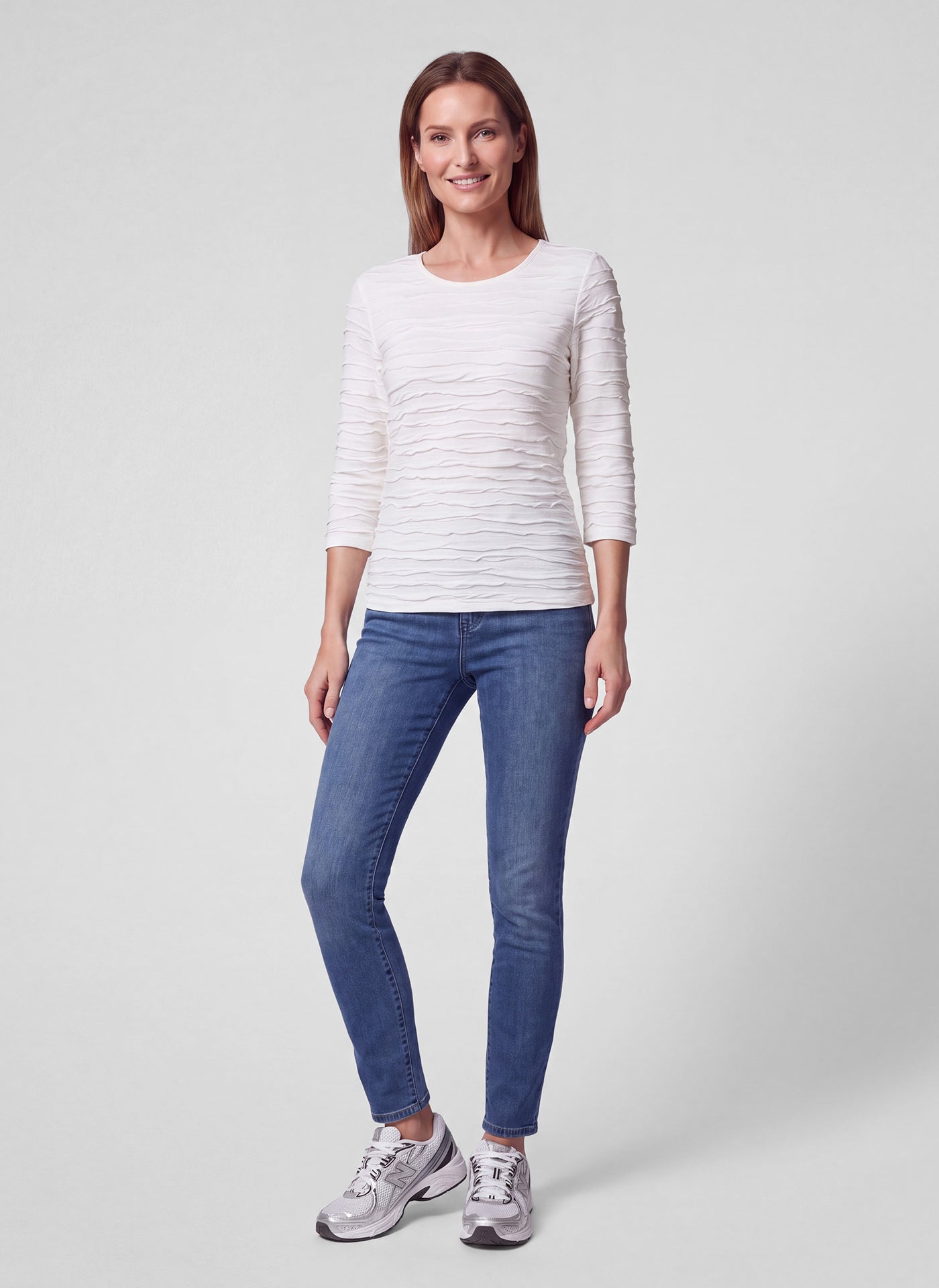 Rabe Textured Top - Off-White - 114300