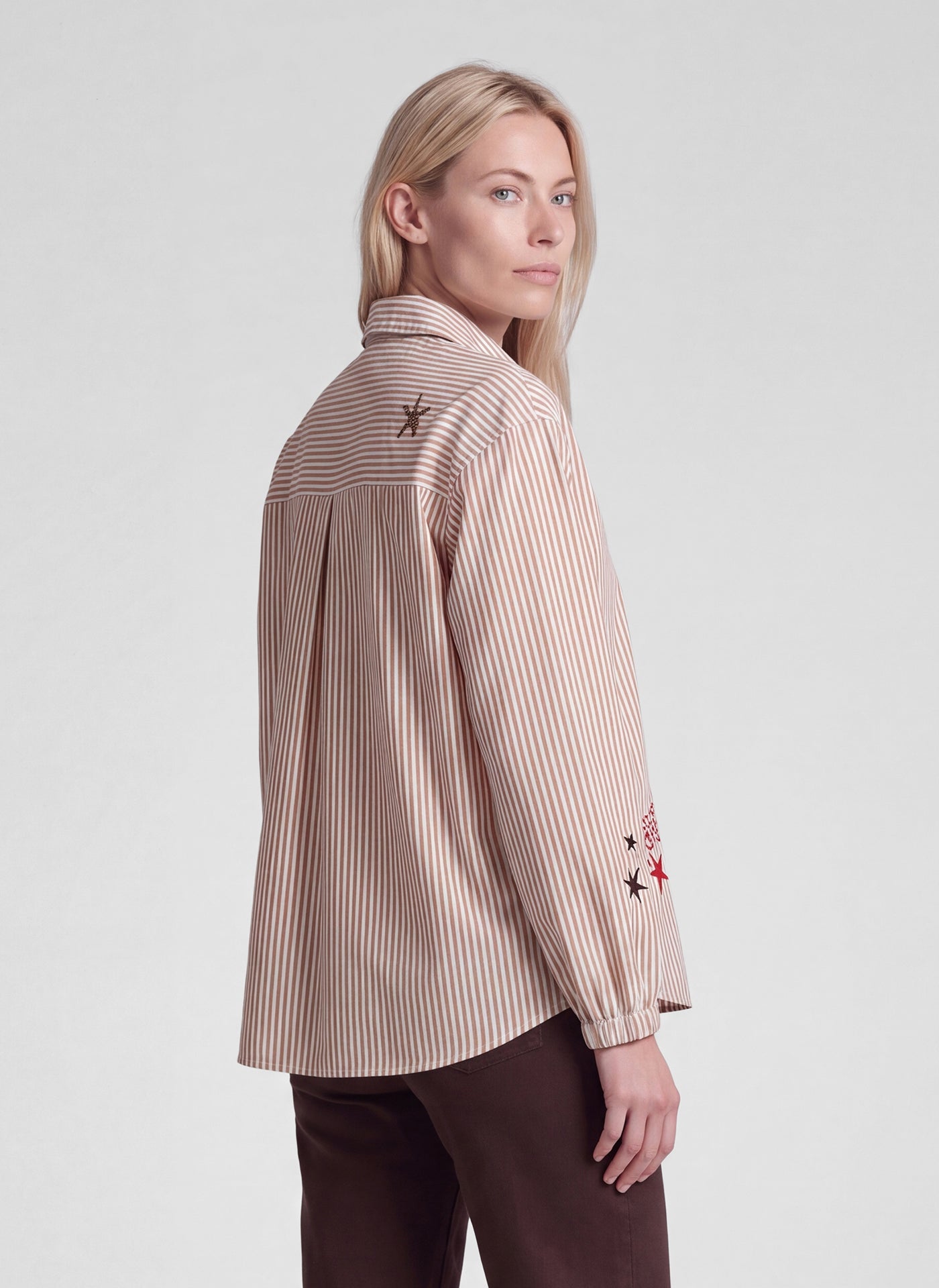 Rabe Collared Blouse - Caramel - 122101