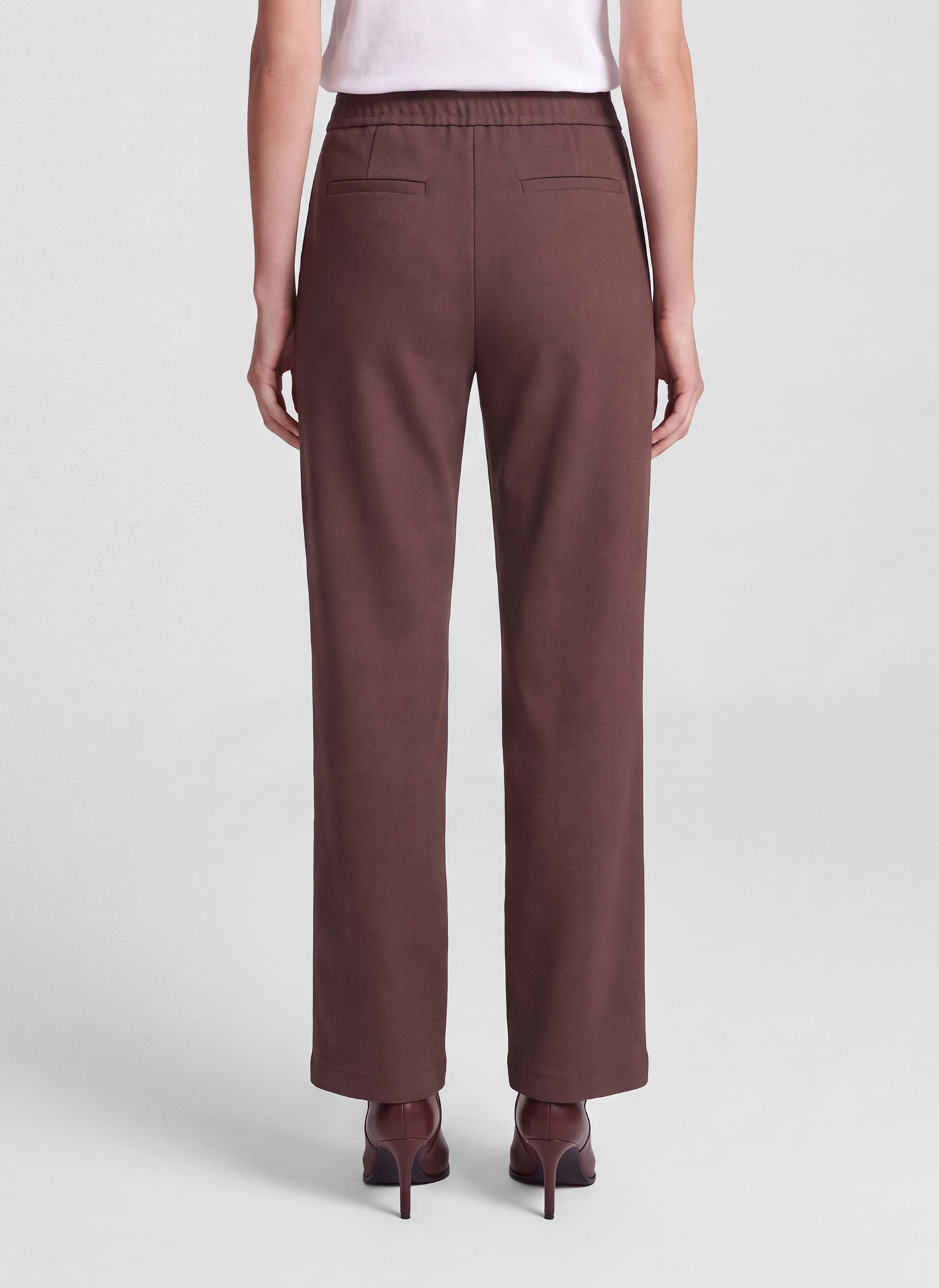 Rabe Stretch Trousers - Coffee - 122455