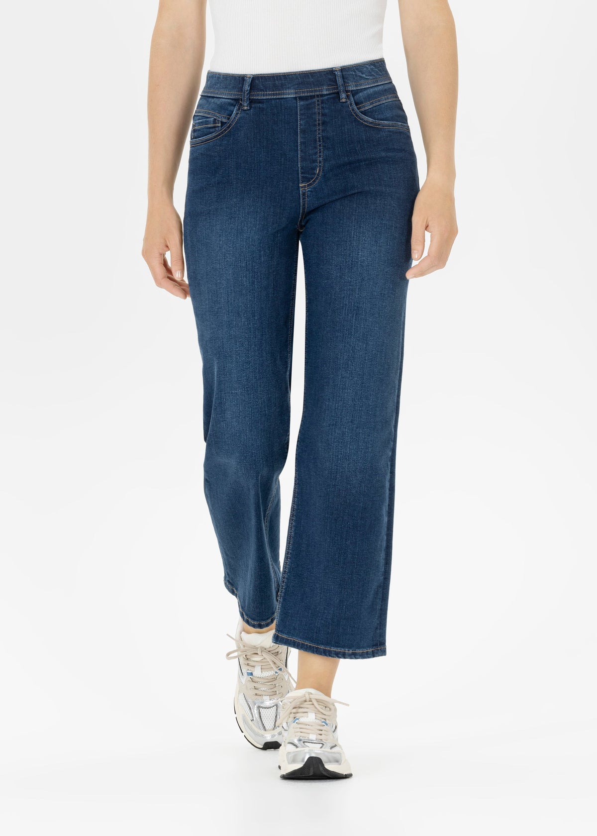 Stehmann Melli denim culottes, front view