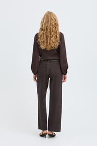 Krista chocolate wide-leg jeans 20819800 — back