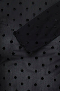 B.Young Shirley Black Dotted Mesh Top 20819776 — detail