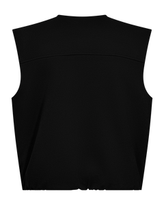 Freequent Nanni Vest in black, back view