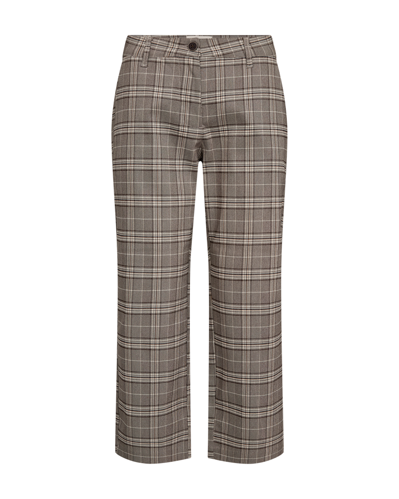 Freequent Rexo Pants in checkered, front view
