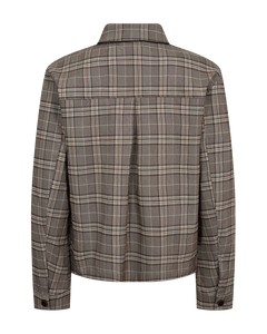 Freequent Rexo Jacket in checkered, back view